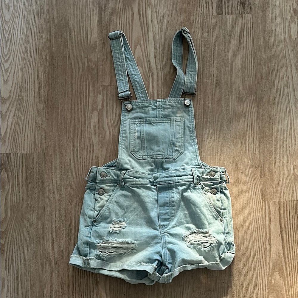 Light Blue Denim Overalls